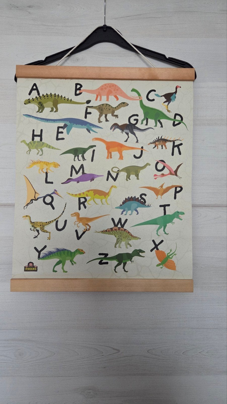Freek Vonk Dinosaurus Alfabet Poster, Ophalen of Verzenden, Zo goed als nieuw