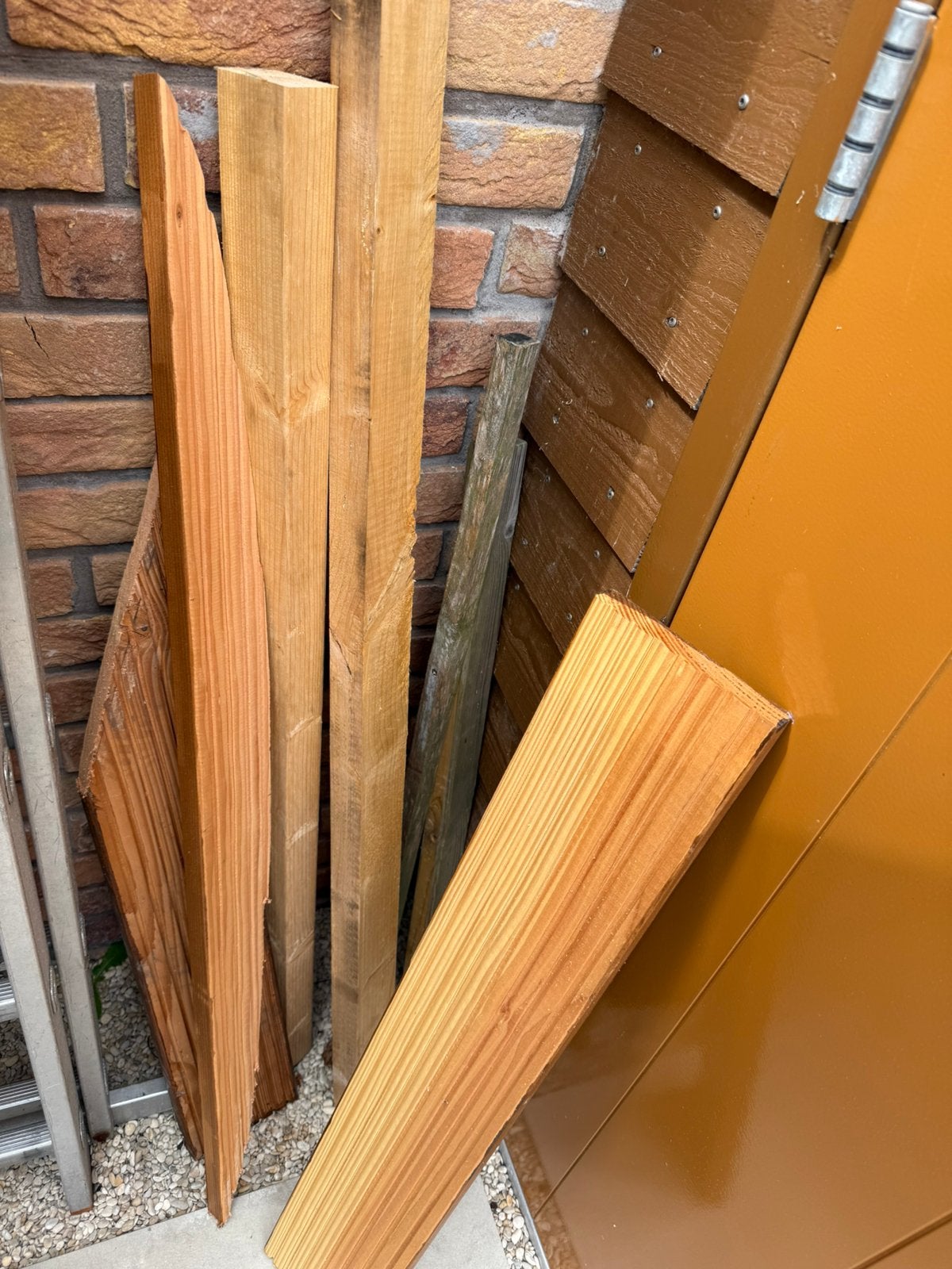 Hout gratis, Ophalen, Zo goed als nieuw, Minder dan 180 cm, Planken