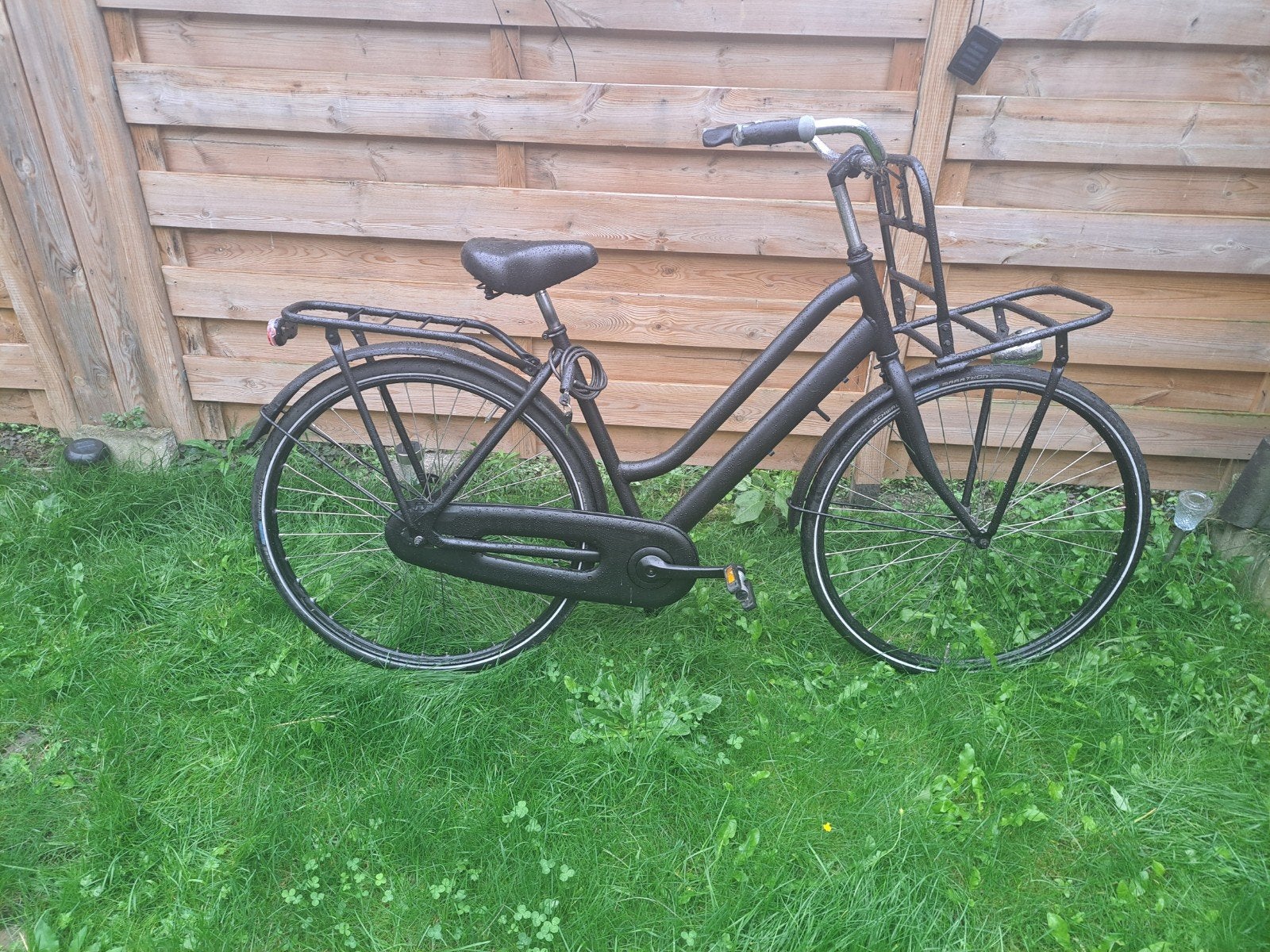 matzwarte transporter 54cm 28.incj, 53 tot 56 cm, Ophalen, Zo goed als nieuw, Terugtraprem