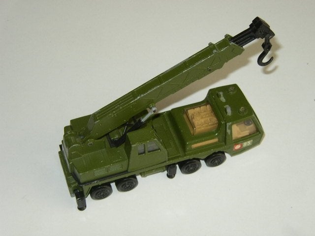 Matchbox Super Kings K 12 Hercules Mobile Crane groen, Verzenden, Gebruikt, Overige typen, Matchbox