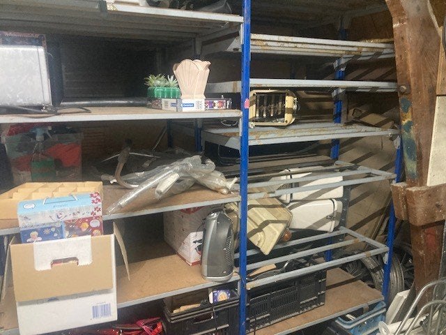 opberg rek stellage rek, Huis en Inrichting, Kasten | Stellingkasten, Ophalen, Gebruikt