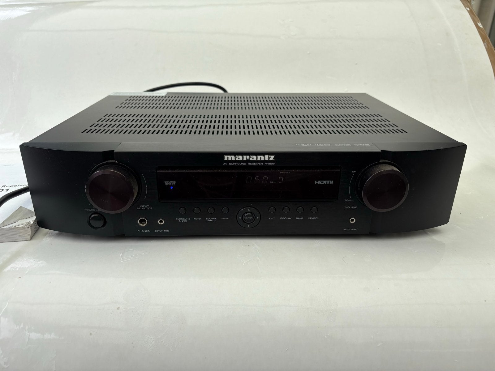 Marantz NR1501 AV Surround Receiver - Zo goed als nieuw, Gebruikt, 60 tot 120 watt, Ophalen, Marantz