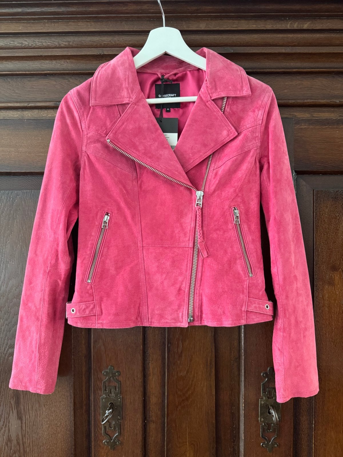 Suède motor/fashion jack maat XS dames/ meisjes nieuw, Kleding | Dames, Jassen | Winter, Ophalen of Verzenden, Nieuw, Maat 34 (XS) of kleiner