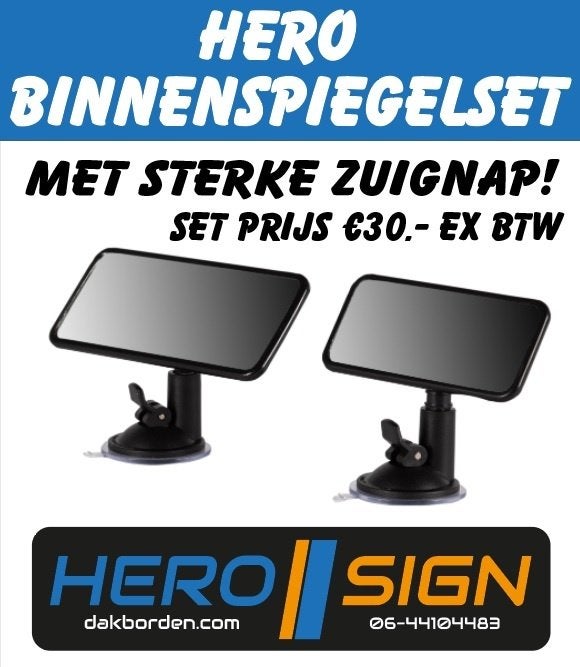 spiegel voor rijschool / rijschool spiegel / rijles spiegel, Auto diversen, Auto-accessoires, Ophalen of Verzenden, Nieuw