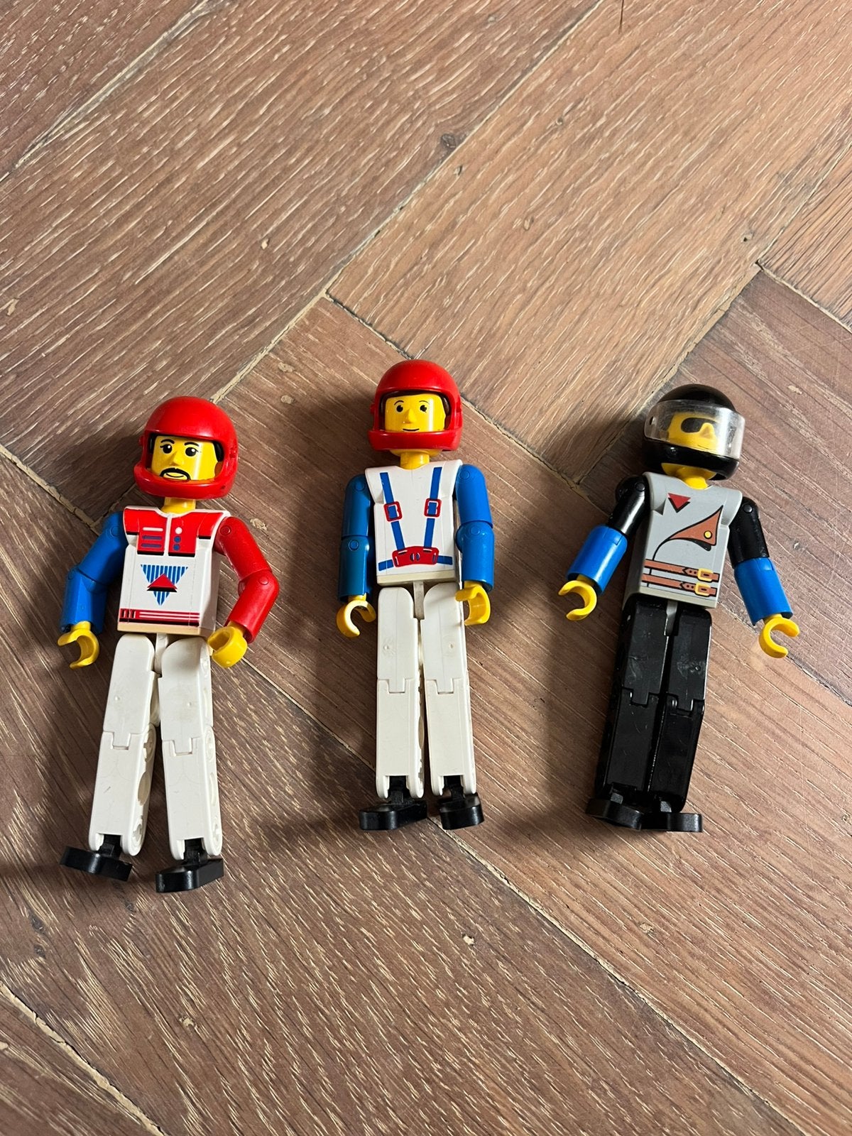 Lego technic vintage minifig figuur coureur racer helm, Ophalen of Verzenden, Zo goed als nieuw, Minifiguur, Lego