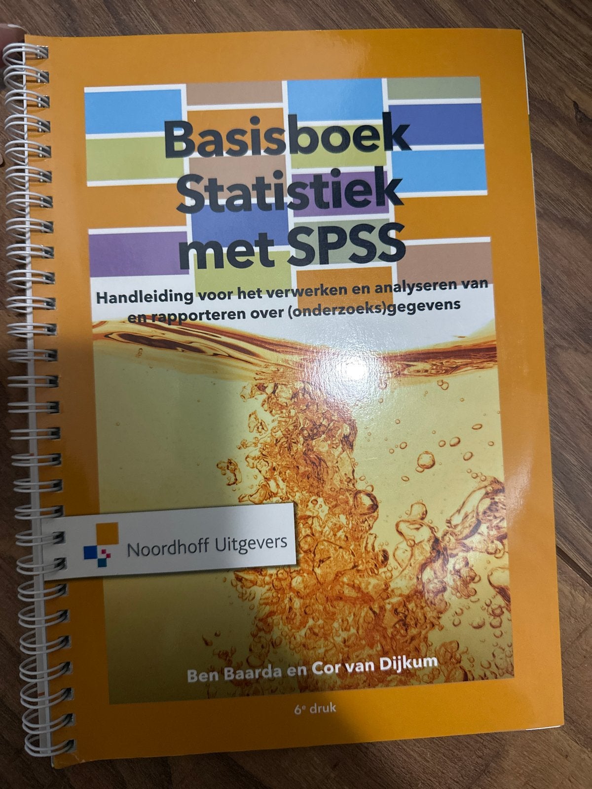 Ben Baarda - Basisboek Statistiek met SPSS, Ophalen of Verzenden, Zo goed als nieuw, Ben Baarda