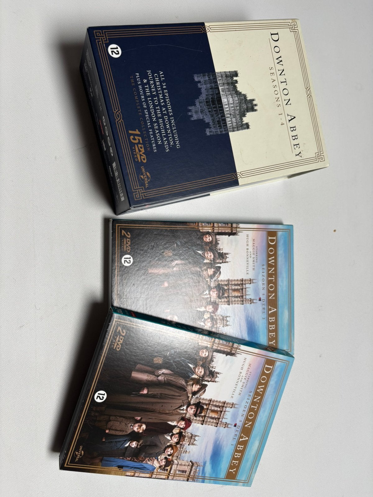 Downton Abbey DVD seizoen 1, 2, 3, 4 en 5 NL ondertiteld, Ophalen, Zo goed als nieuw, Drama