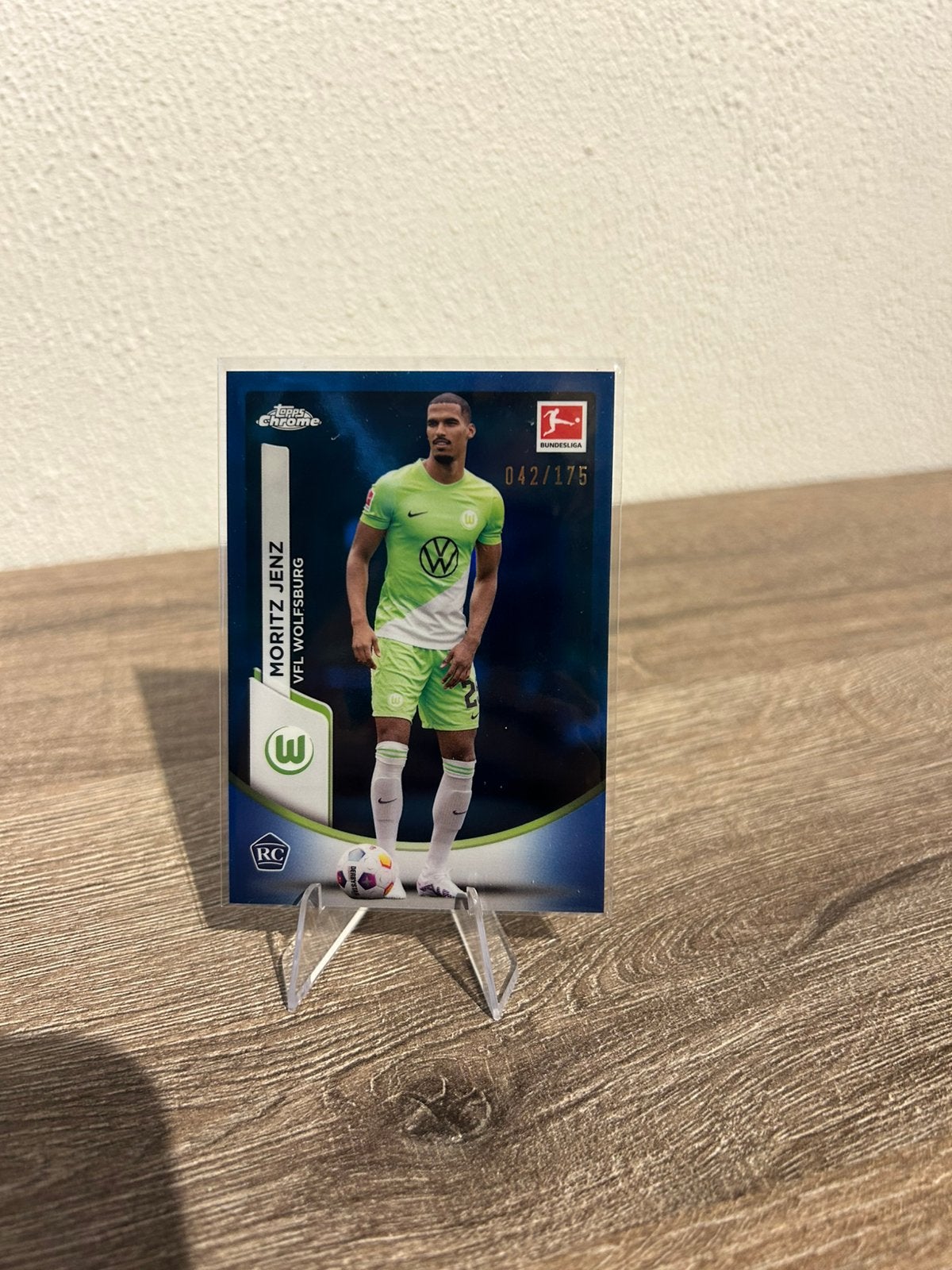 Moritz Jenz 2023-24 Topps Chrome Bundesliga #97 /175 RC, Ophalen of Verzenden, Zo goed als nieuw, Buitenlandse clubs, Poster, Plaatje of Sticker