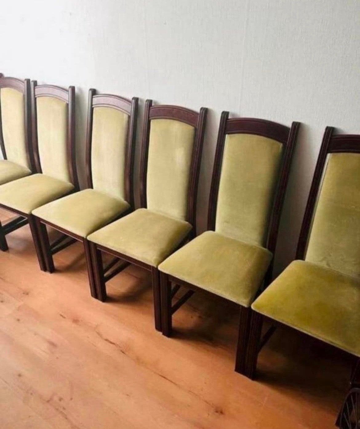 Antieke Mahonie Eetkamerset: 6 Stoelen en Tafel, Antiek en Kunst, Ophalen