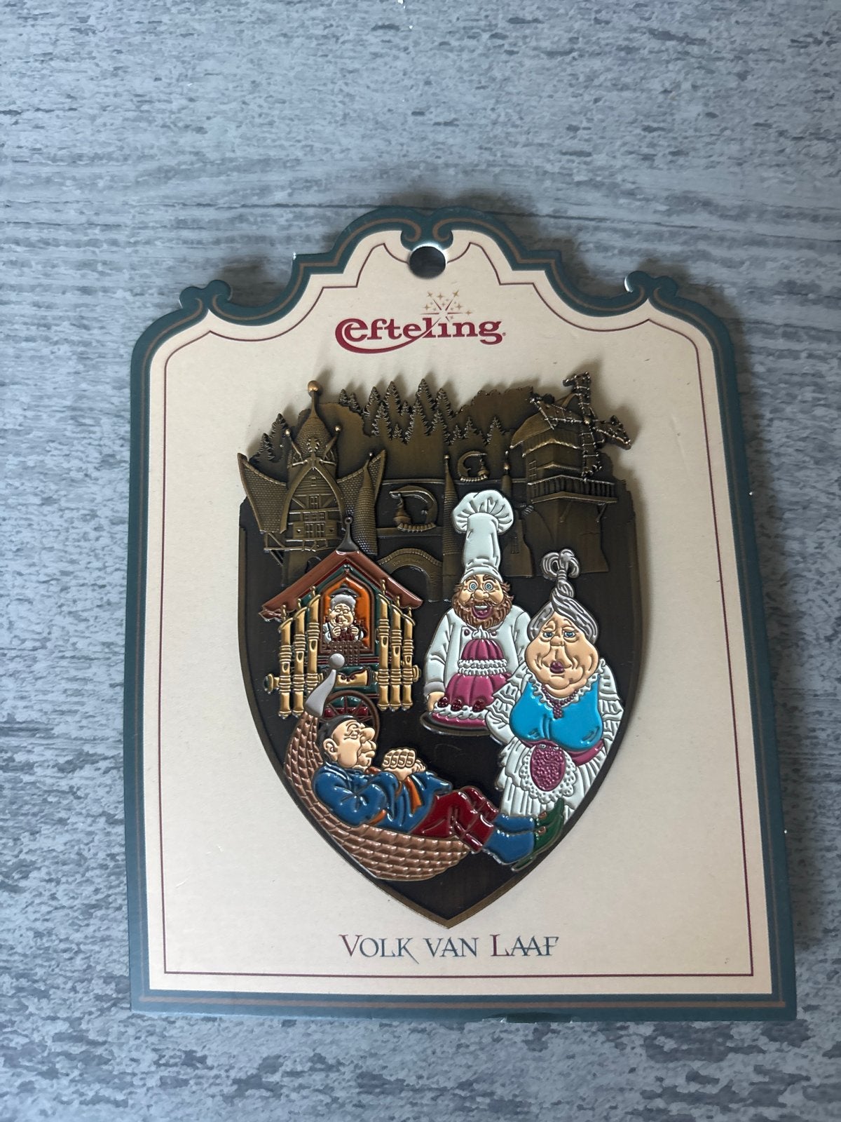 Efteling Jumbopin Volk van Laaf, Verzamelen, Efteling, Ophalen of Verzenden, Nieuw, Button of Speldje