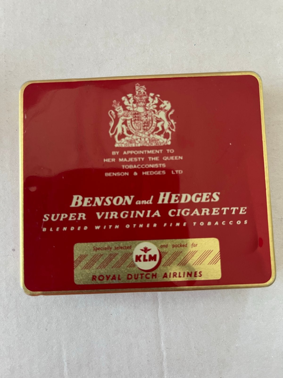 Vintage KLM & Benson & Hedges items, ca. 1965, Verzamelen, Ophalen of Verzenden, Gebruikt, Overige typen