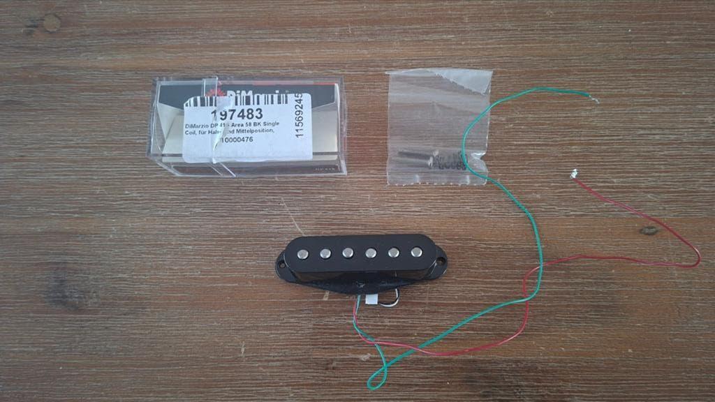 Dimarzio Area 58, Ophalen of Verzenden, Zo goed als nieuw, Elektrische gitaar
