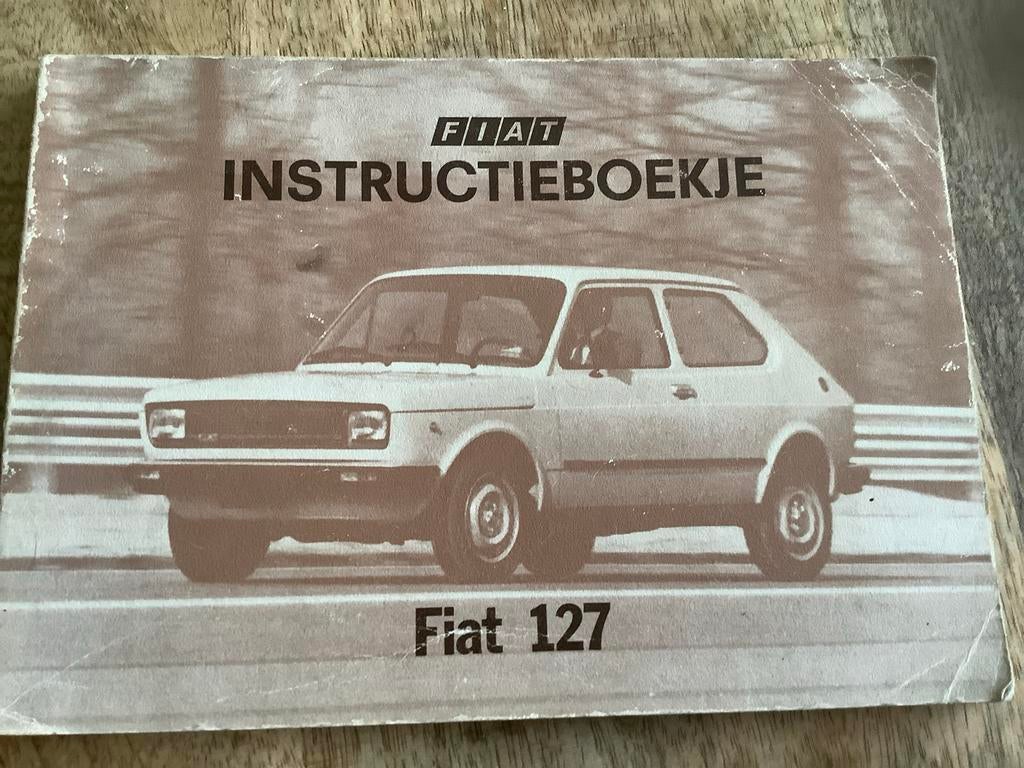Origineel instructieboekje Fiat 127 - Diverse modellen, Ophalen