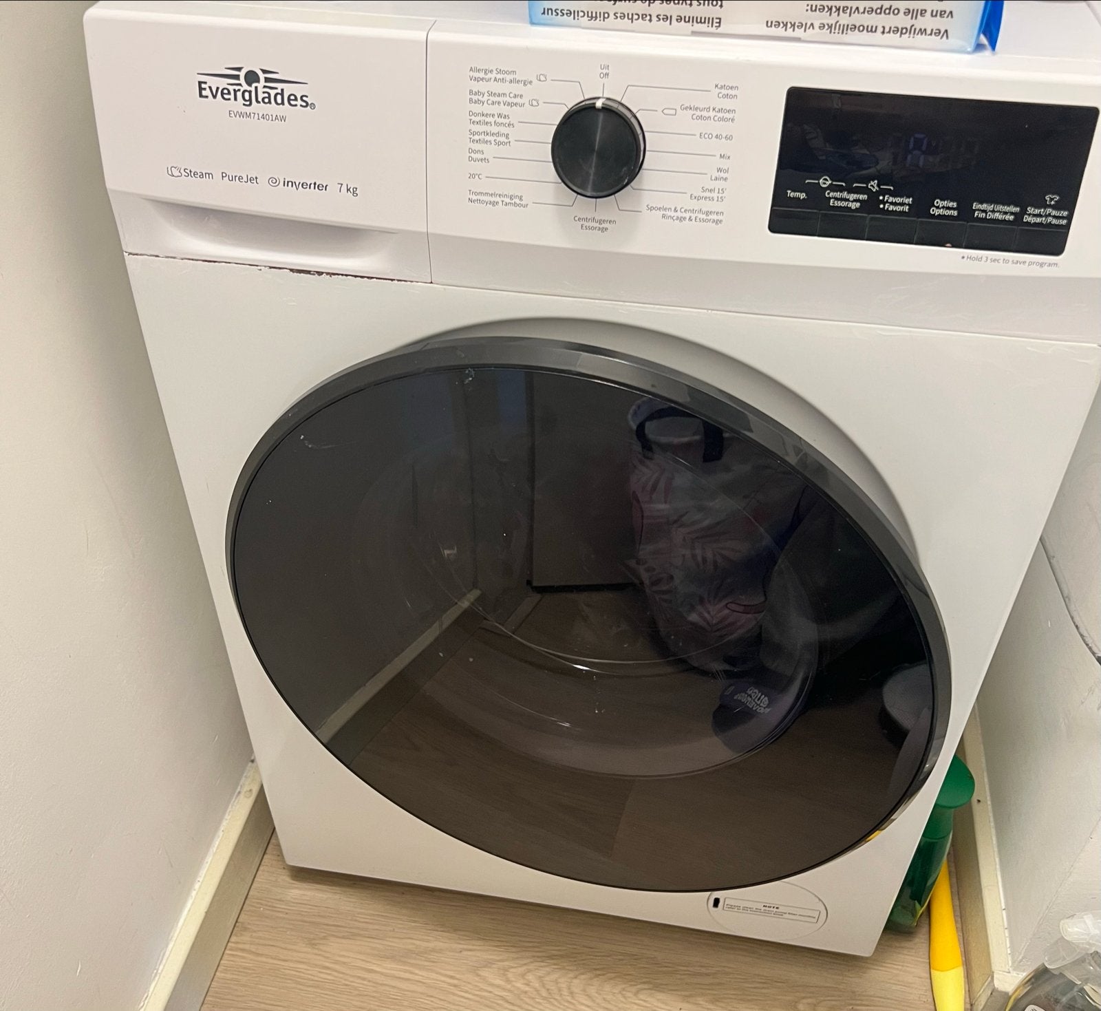 Wasmachine Everglades EVWM7140LAW - Zeer Goede Staat, Witgoed en Apparatuur, 6 tot 8 kg, Ophalen of Verzenden, Zo goed als nieuw