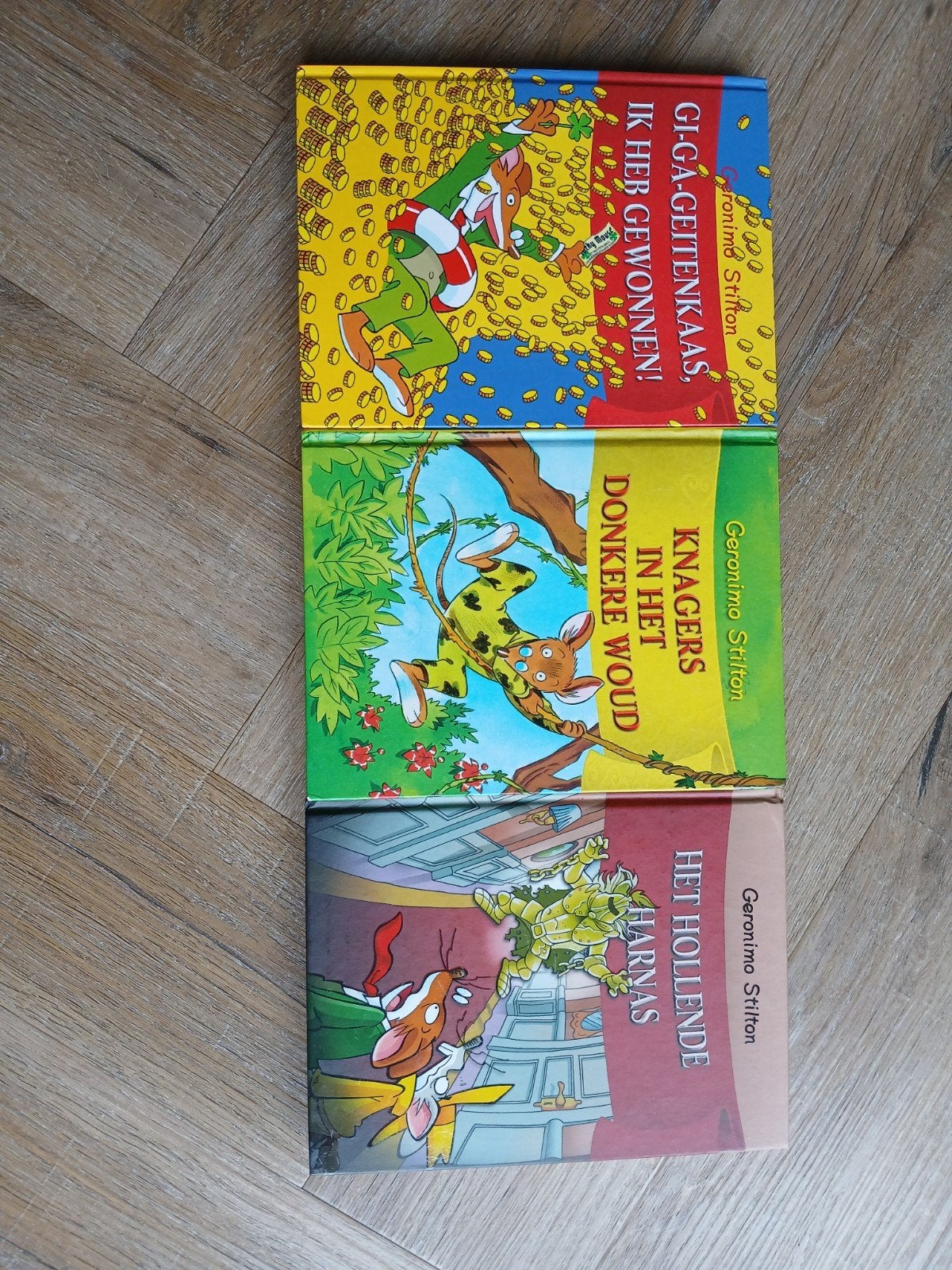 Geronimo Stilton boeken - 3 stuks in goede staat, Ophalen of Verzenden, Gelezen, Geronimo Stilton, Fictie algemeen