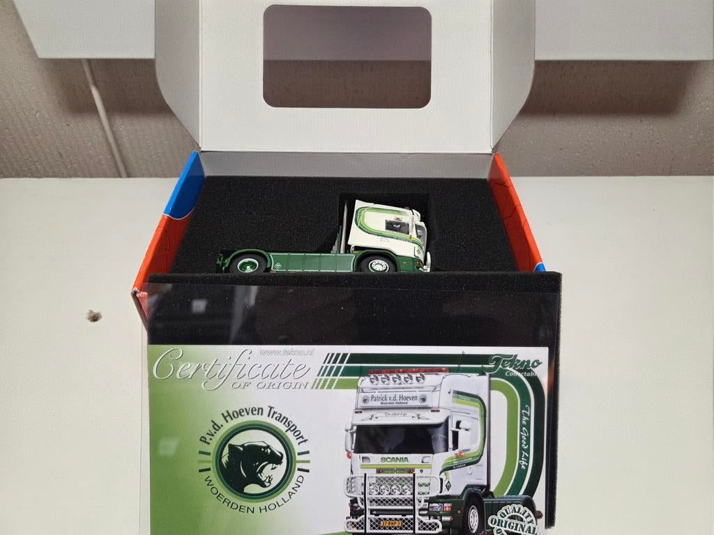 Tekno Scania Superb Patrick v.d.Hoeven, Ophalen of Verzenden, Zo goed als nieuw, Bus of Vrachtwagen, Tekno