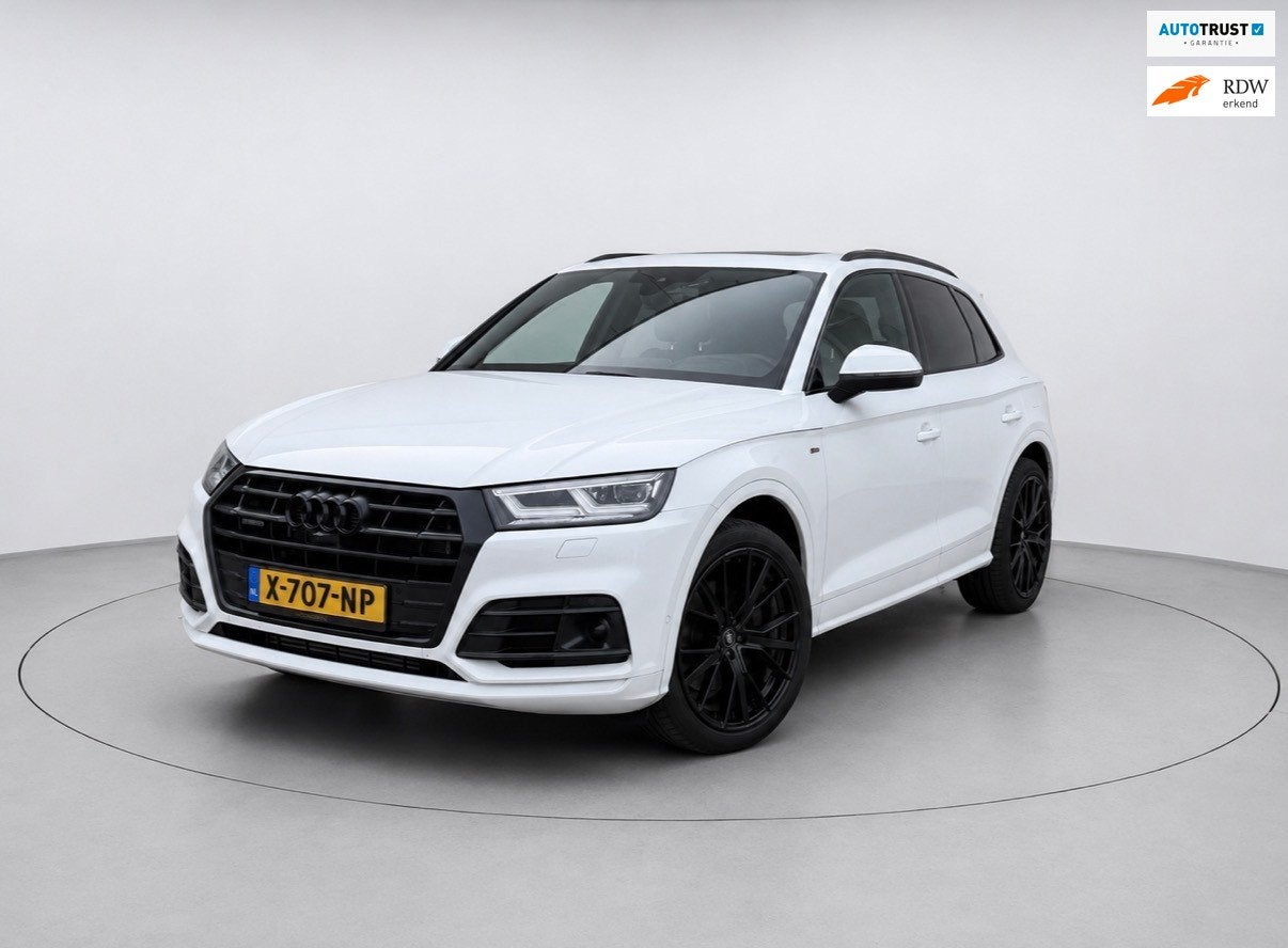 Audi Q5 50 TFSI-e Quattro S-edition | Panoramadak | Navigati, Auto's, Audi, Automaat, 4 cilinders, Wit, Plug-in hybride