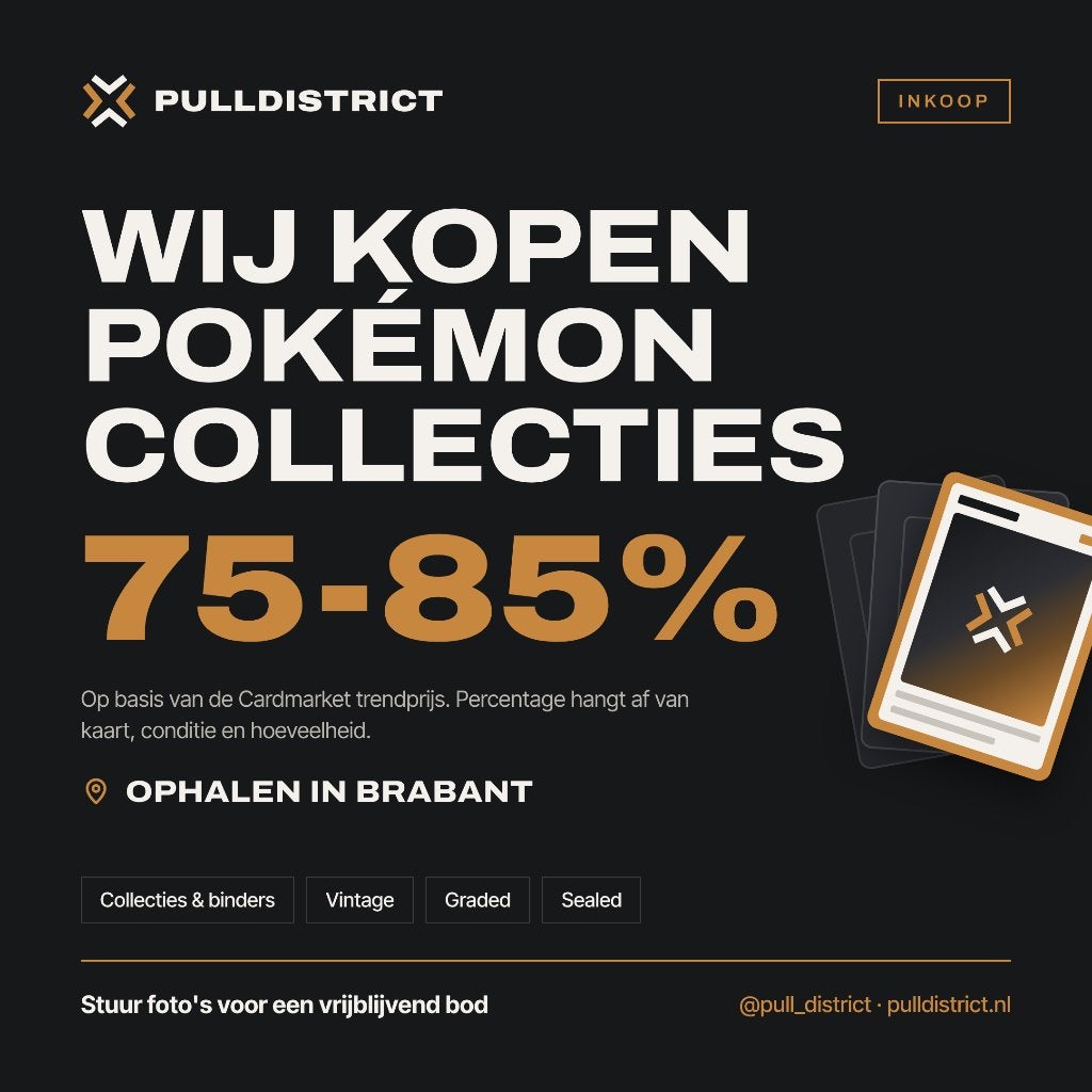 Gezocht: Pokémon kaarten & collecties | 75-85% | Brabant, Ophalen of Verzenden, Zo goed als nieuw, Meerdere kaarten