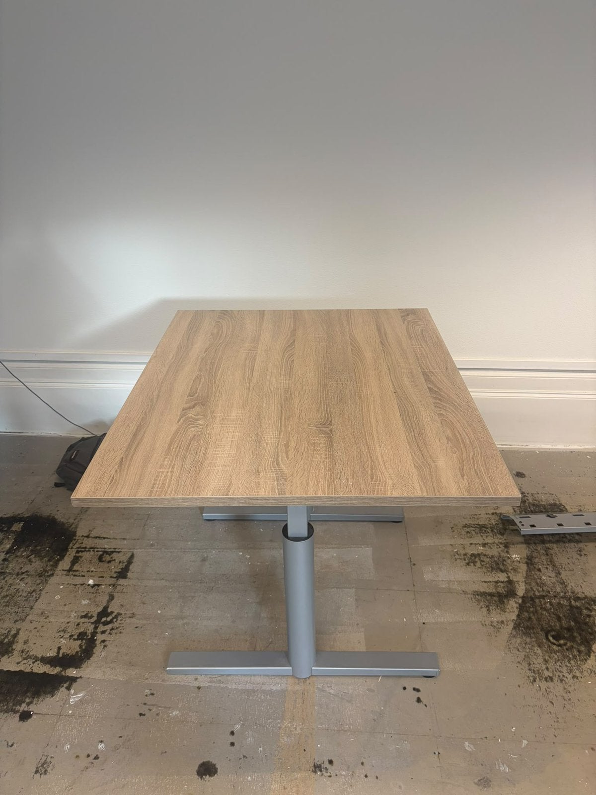 Verstelbaar bureau met tussenwand Gispen 6 stuks, Ophalen, 110 cm, Gispen, Zit-sta bureau