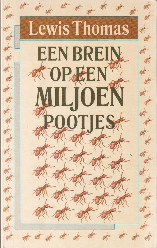 Een brein op een miljoen pootjes - Lewis Thomas"", Ophalen of Verzenden, Zo goed als nieuw, Lewis Thomas, Natuurwetenschap