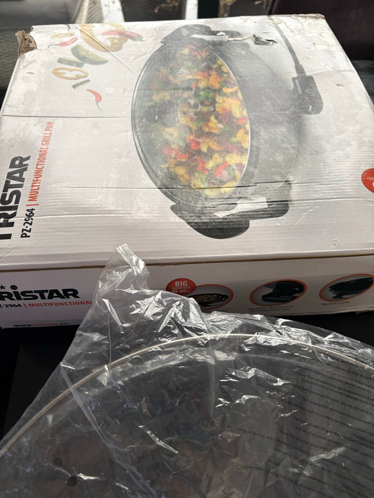 Tristar PZ-2964 Multifunctionele Grillpan - Nieuw in doos, Ophalen of Verzenden, Nieuw