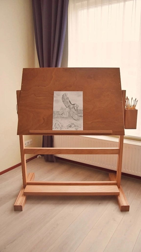 tekentafel van hout, Ophalen of Verzenden, Nieuw, Minder dan 130 cm
