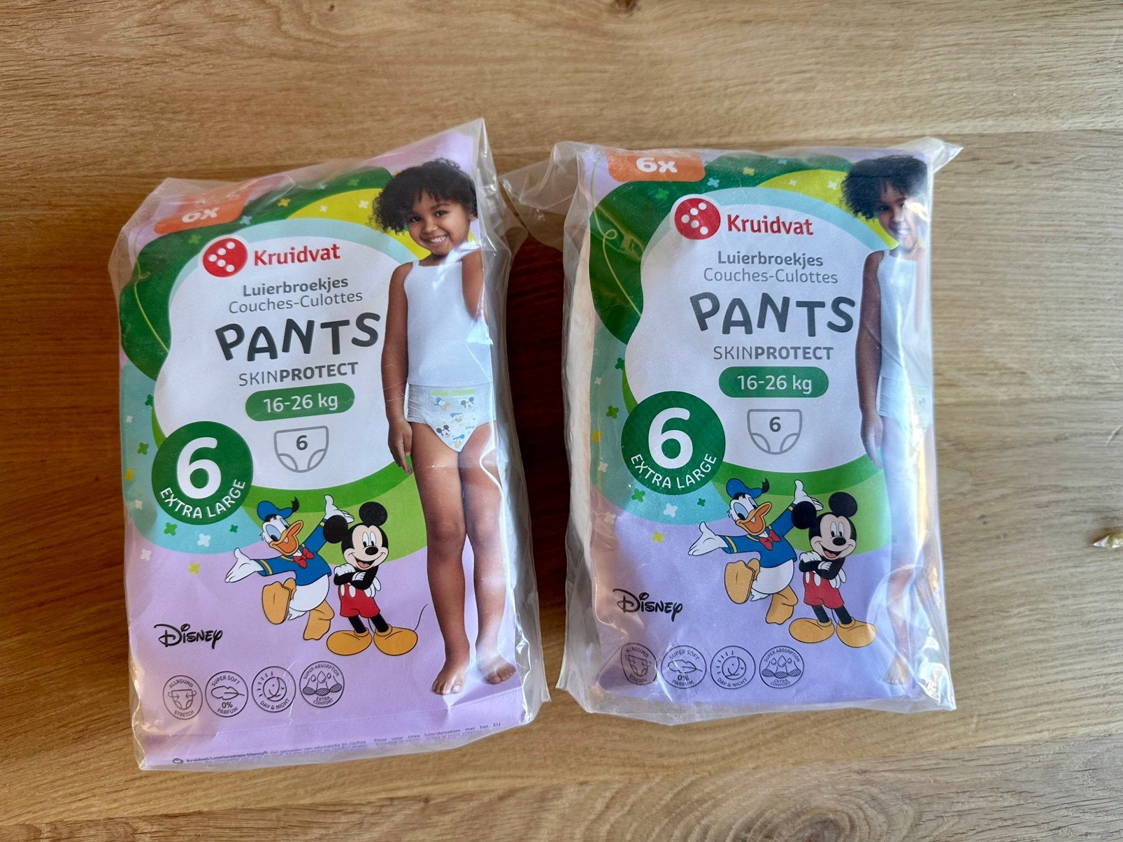 NIEUW 2 verpakkingen Kruidvat maat 6 luierbroekjes / pants, Ophalen of Verzenden, Nieuw