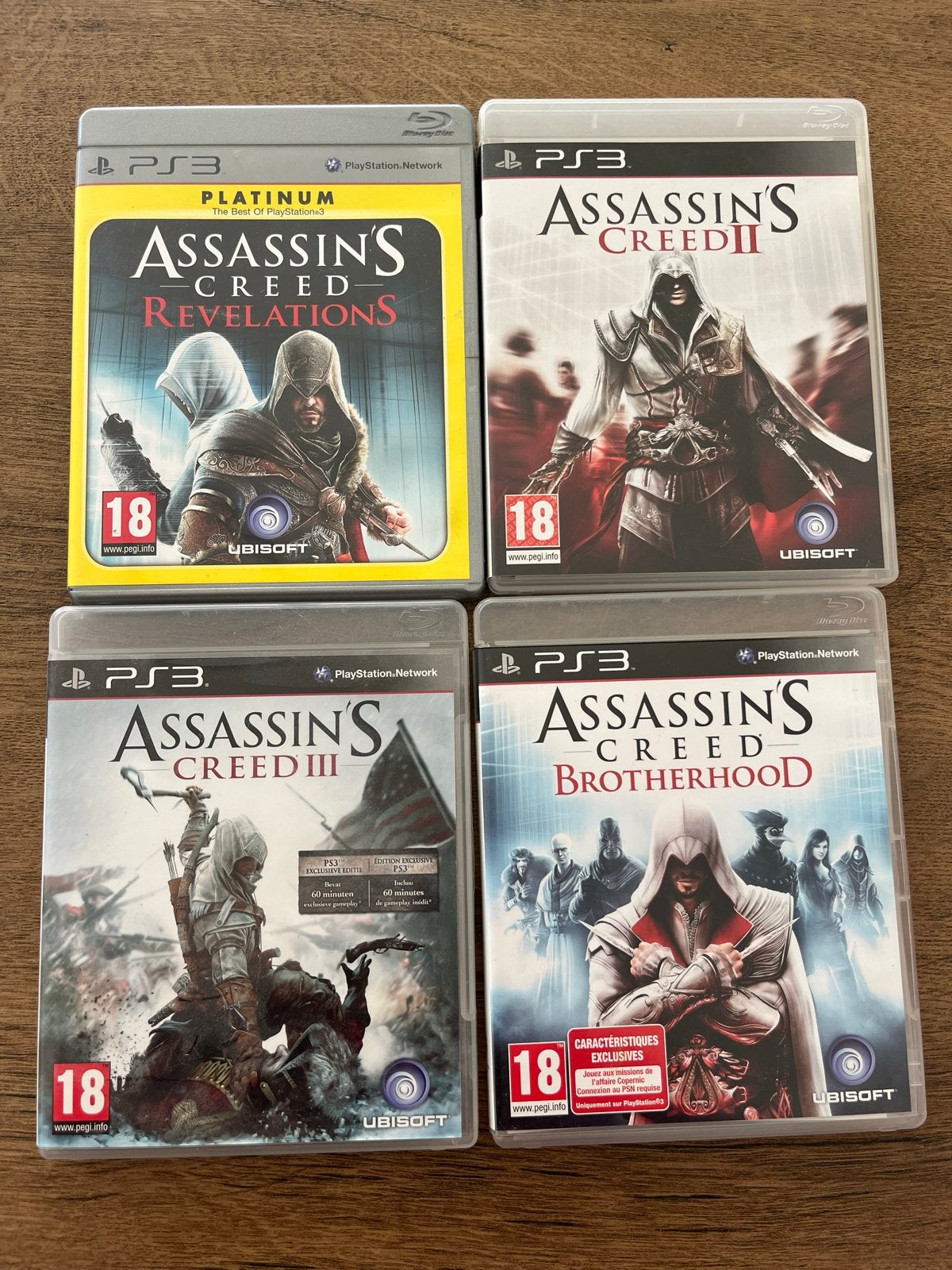 Assassin's Creed PS3: Revelations, II, III, Brotherhood, Spelcomputers en Games, Games | Sony PlayStation 3, Avontuur en Actie