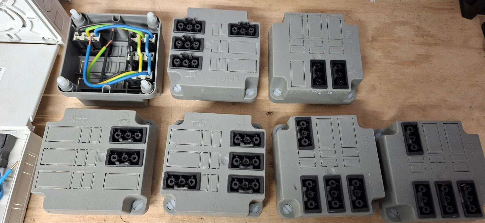 ABB stekerbare verdeel deksels (HAF3640) (Wieland GST18), ABB, Overige typen, Nieuw, Ophalen of Verzenden