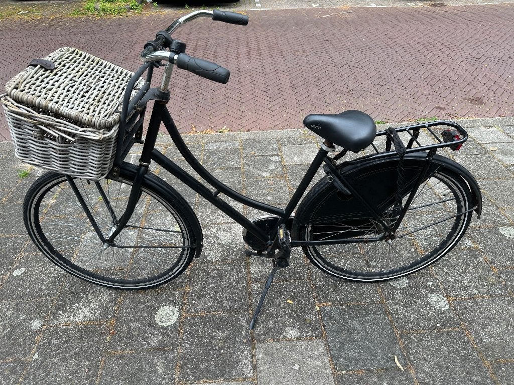 Fiets, Fietsen en Brommers, Fietsen | Dames | Damesfietsen, Ophalen, Gebruikt, Terugtraprem, Overige merken