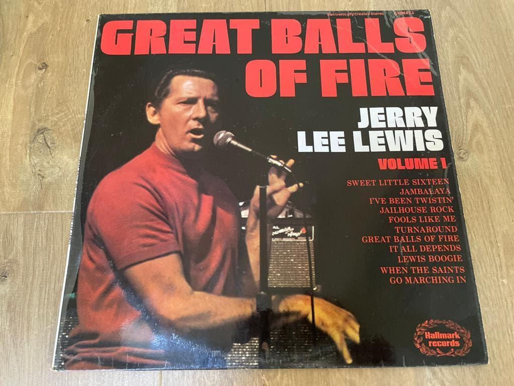 Great Balls Of Fire Jerry Lee Lewis vol 1, Voor 1960, Ophalen of Verzenden, Rock-'n-Roll, 12 inch