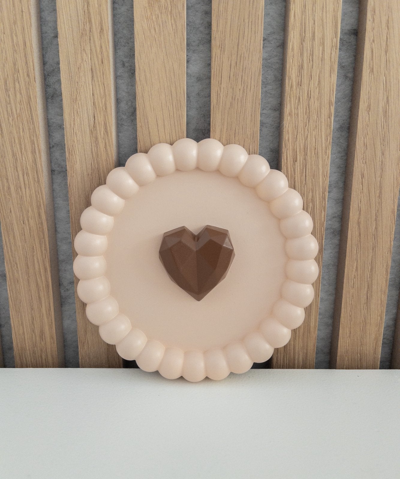 Wandbordje bubble met hartje, Antiek en Kunst, Ophalen of Verzenden