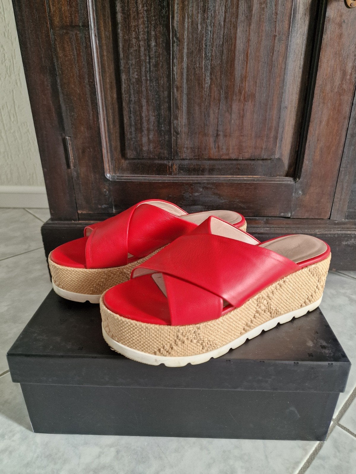 Zgan marccain wedges/sandalen maat 39, Ophalen, Zo goed als nieuw, Overige kleuren