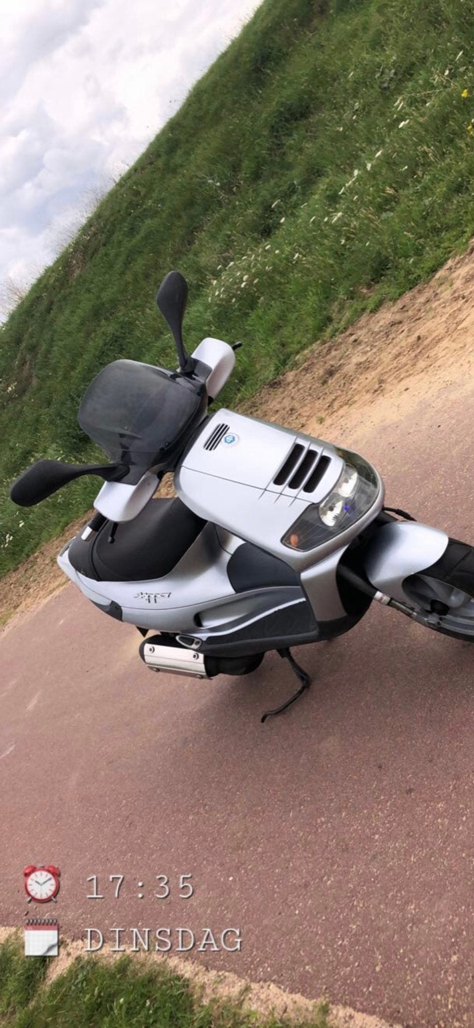 Piaggio Skipper 1997 met SMO6 uitlaat, weinig gelopen, Ophalen of Verzenden, Gebruikt, Benzine, Overige modellen