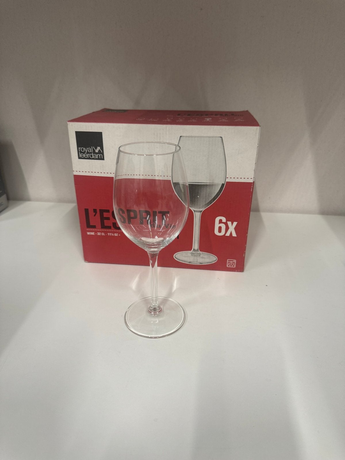 Nieuwe Royal Leerdam L'Esprit du Vin wijnglazen - set van 6, Glas of Glazen, Overige merken, Nieuw, Ophalen of Verzenden