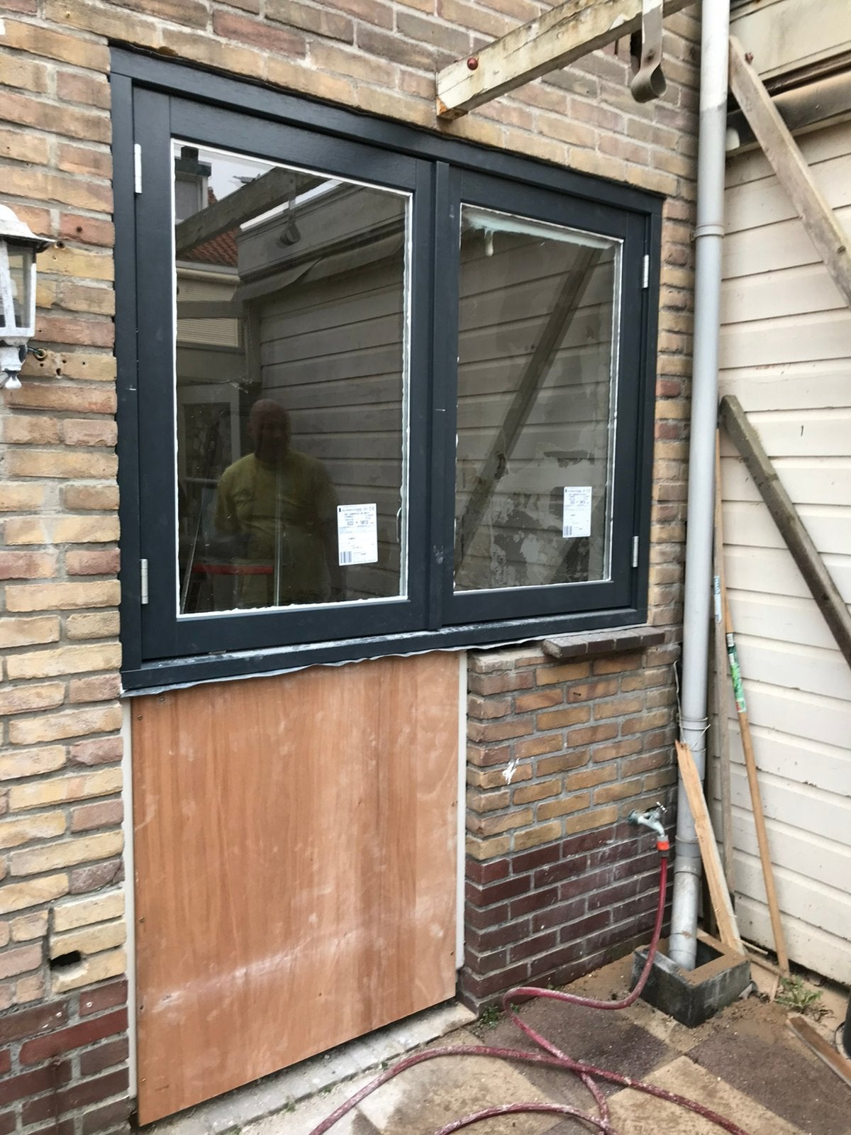 Renovatie kozijn in de maat 1605x1255, Doe-het-zelf en Verbouw, Ophalen, Gebruikt, Raamkozijn, 75 tot 150 cm