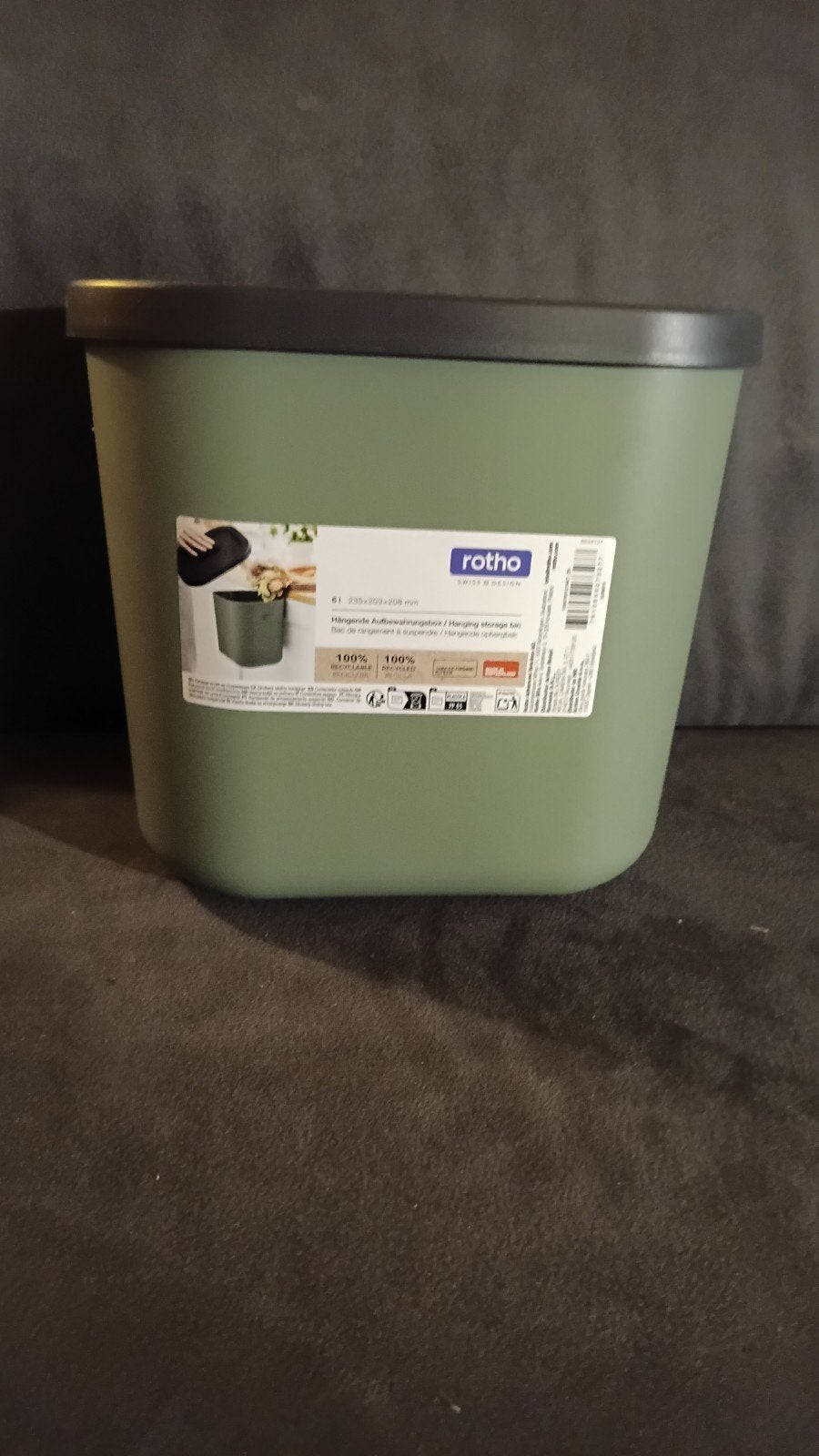 Keuken afval bak, Ophalen, Kunststof, Nieuw, Minder dan 10 liter