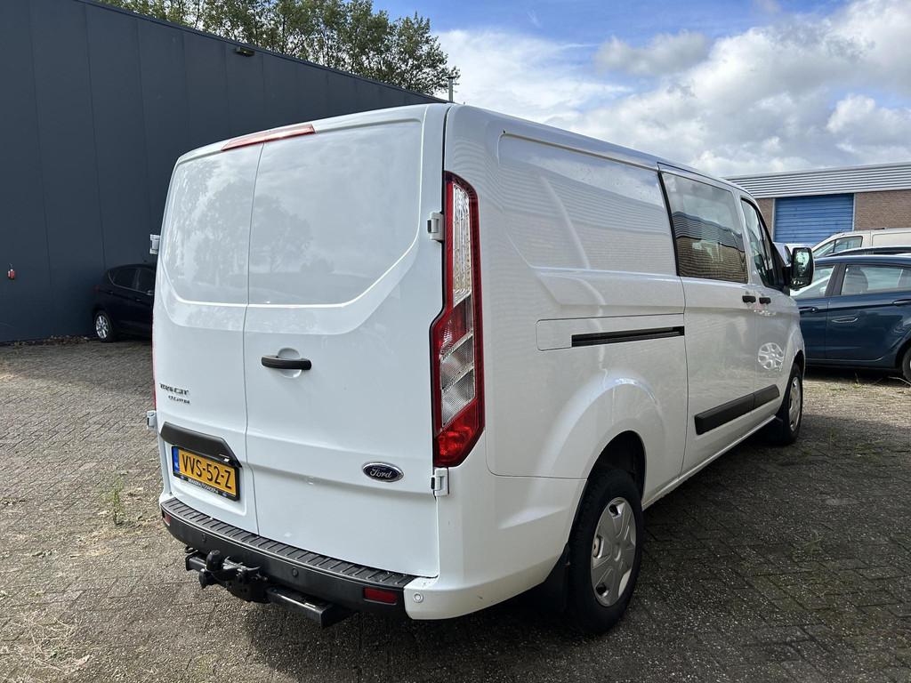 Ford Transit Custom 300 2.0 TDCI 130PK L2H1 Trend Dubbele Ca, Voorwielaandrijving, 4 cilinders, Wit, Origineel Nederlands