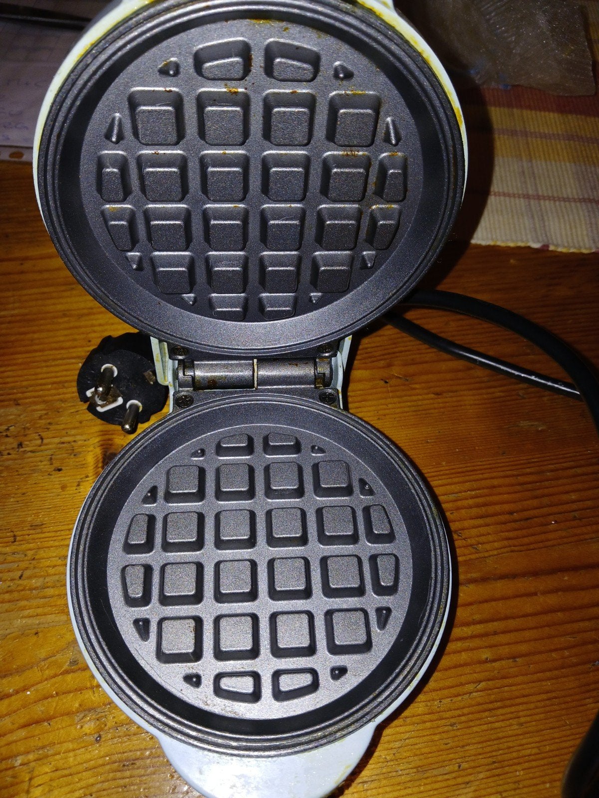 Compact wafelijzer - Ideaal voor kleine porties, Ophalen of Verzenden, Gebruikt