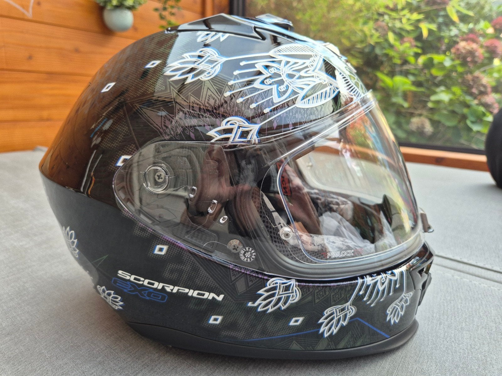 Scorpion EXO-520 Air Tina mtS Black Cameleon helm+pinlock, Overige merken, Ophalen of Verzenden, Nieuw zonder kaartje, Integraalhelm