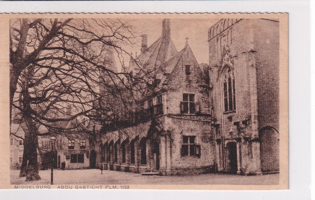 Middelburg Abdij, Verzenden, 1920 tot 1940, Gelopen, Zeeland