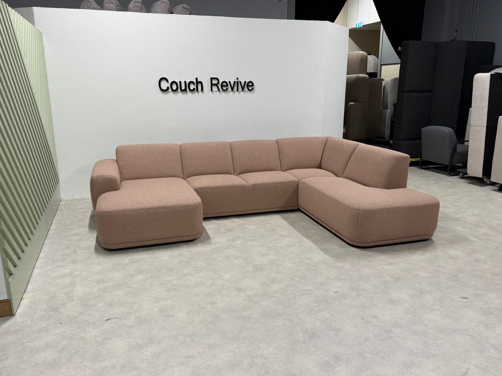 Trendhopper Falun Roze U-bank 325-225 | Gratis levering, Info@couchrevive.nl, -, Couch Revive, Ophalen of Verzenden