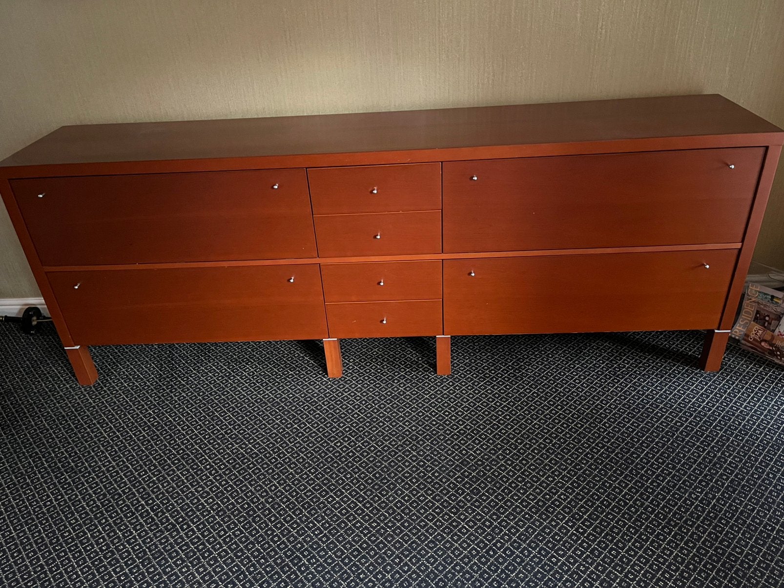 Dressoir - mooi, strak, stijlvol, Huis en Inrichting, Ophalen, Zo goed als nieuw, 25 tot 50 cm, Kersenhout
