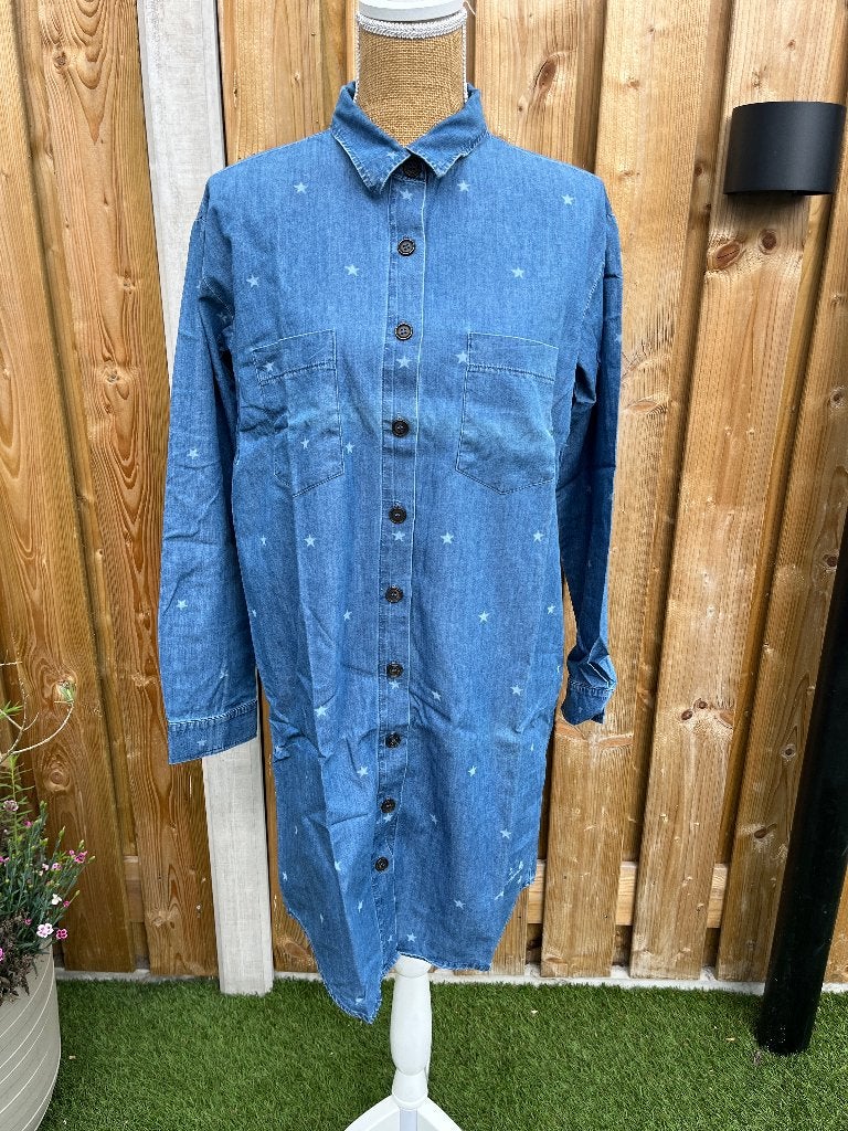 mooie blouse-jurk Je M'appelle mt.M, Kleding | Dames, Jurken, Maat 38/40 (M), Blauw, Ophalen of Verzenden, Zo goed als nieuw