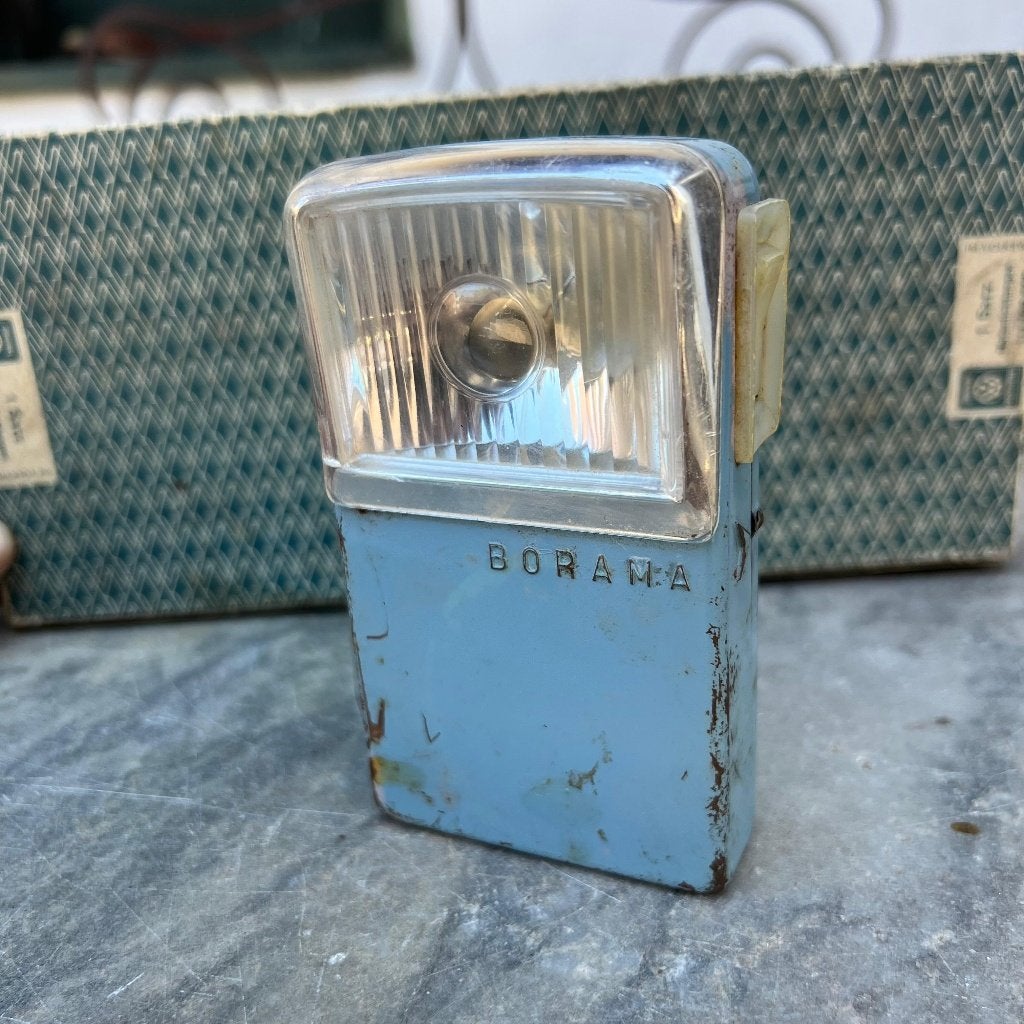 VW zaklamp blauw accessoire 1962 - 1966, Ophalen of Verzenden, Gebruikt