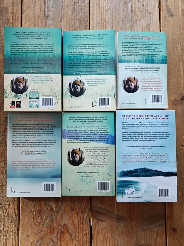6 Boeken van Samuel Björk., Boeken, Ophalen of Verzenden, Zo goed als nieuw