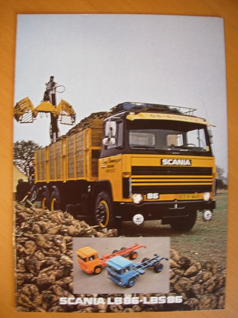 Scania LB / LBS 86 Brochure 1975 - LB86 LBS86 - NL, Gelezen, Ophalen of Verzenden, Overige merken, Scania