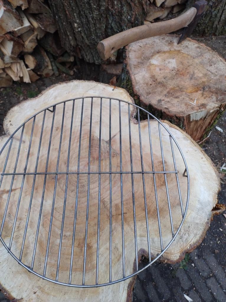 RVS Barbecue rooster, diameter 45cm, Ophalen, Zo goed als nieuw