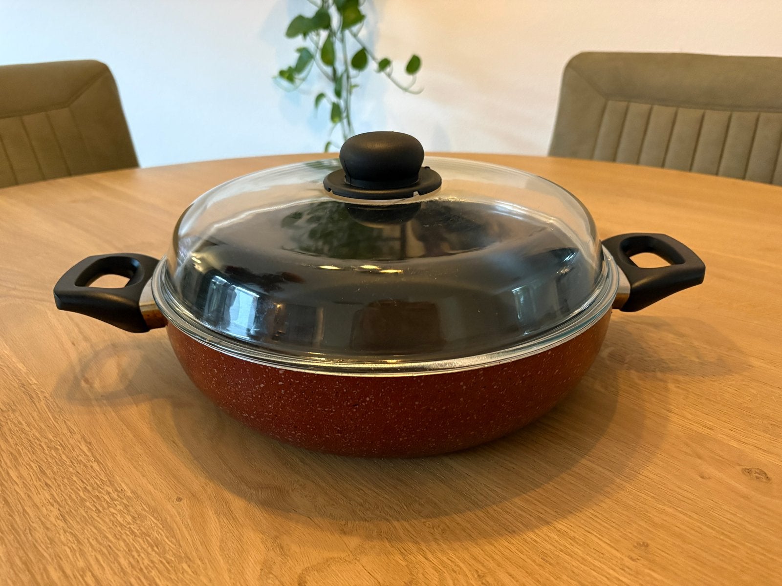 Sysas hapjes pan, Ophalen of Verzenden, Zo goed als nieuw, Braadpan
