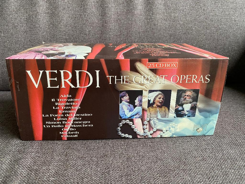 Verdi: The Great Operas - 25 CD Boxset, Ophalen of Verzenden, Romantiek, Zo goed als nieuw, Opera of Operette